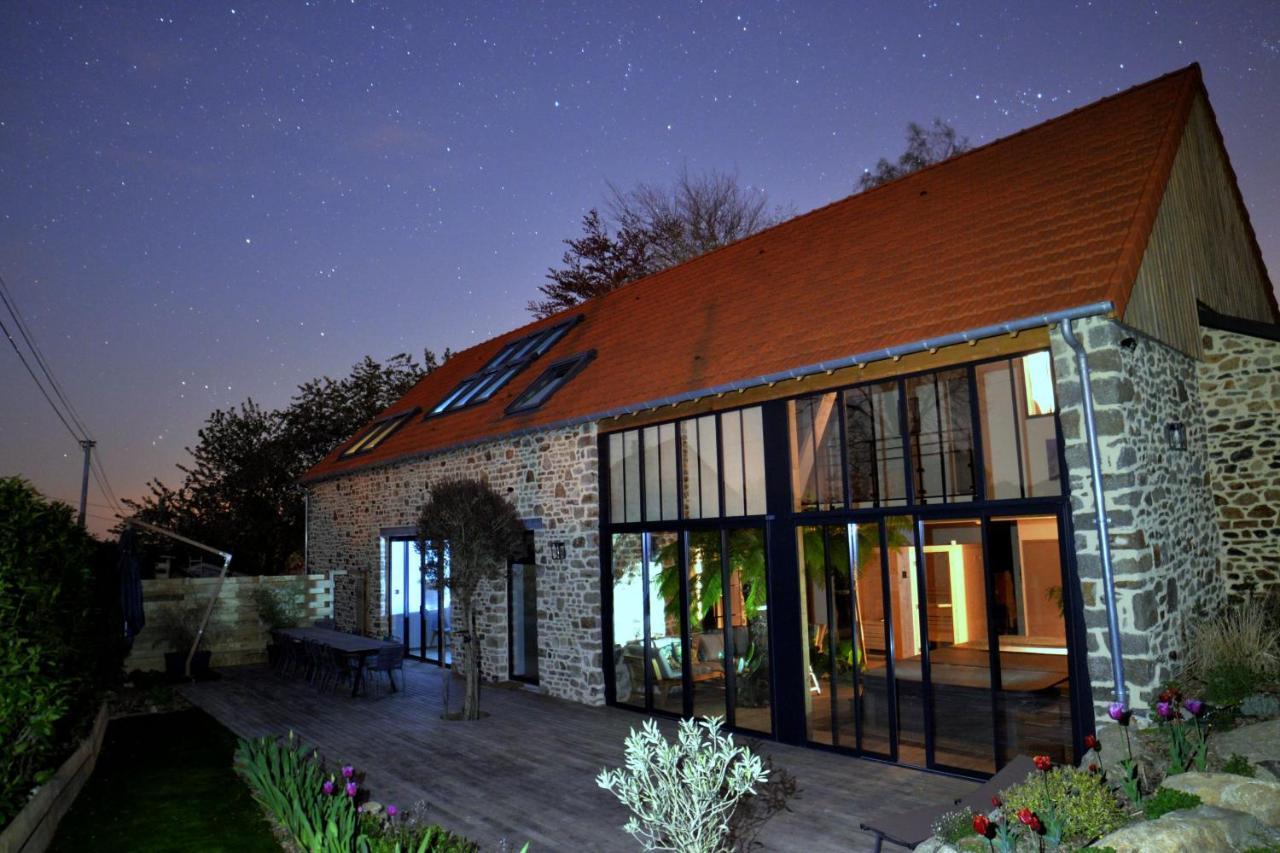 La Grange De Tissey Grand Gite Avec Spa Et Sauna Dragey Exterior foto